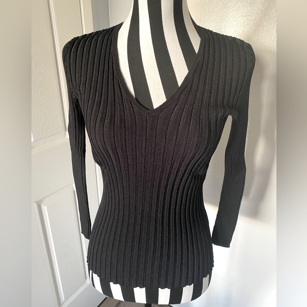 Ribbed Black Banana Republic Sweater